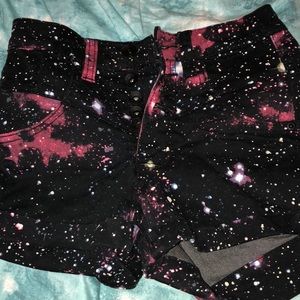 High rise shorts
